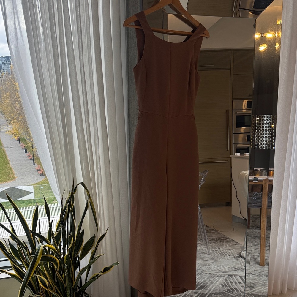 Wilfred Chocolate Brown Jumpsuit